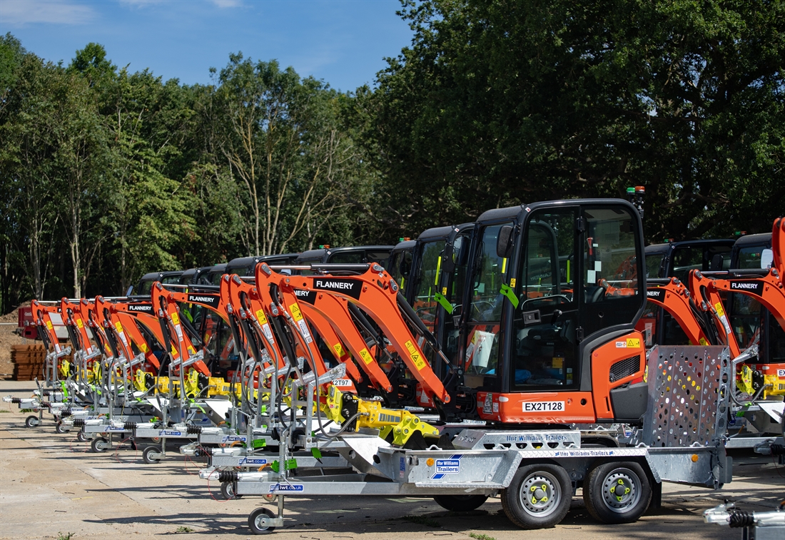 Flannery invests in Kubota mini excavators