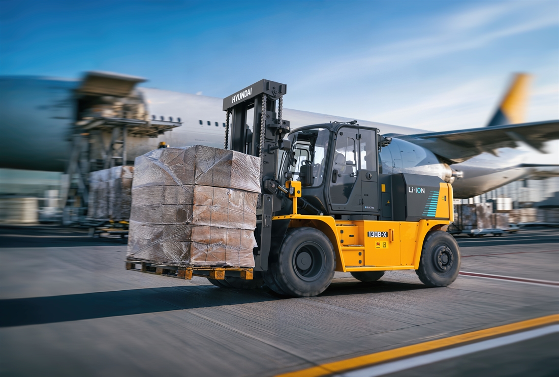 Hyundai complete electric forklift range