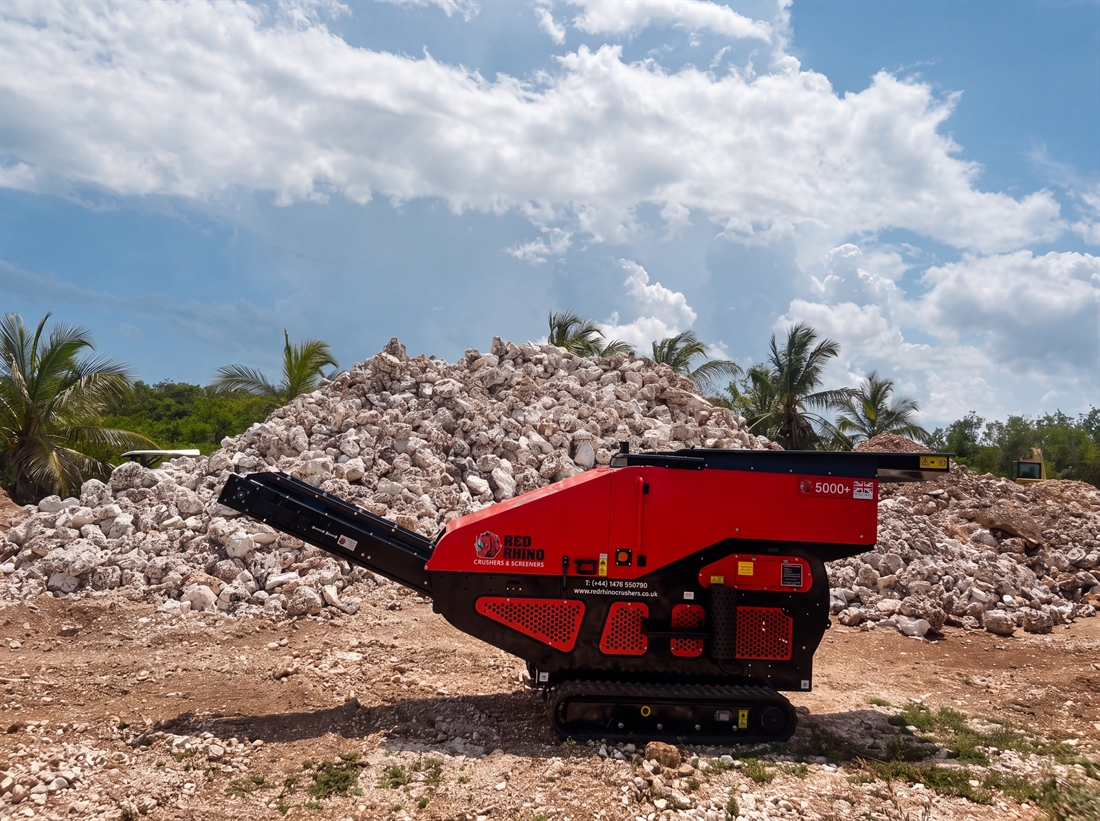 British built mini crusher finds home in the Cayman Islands