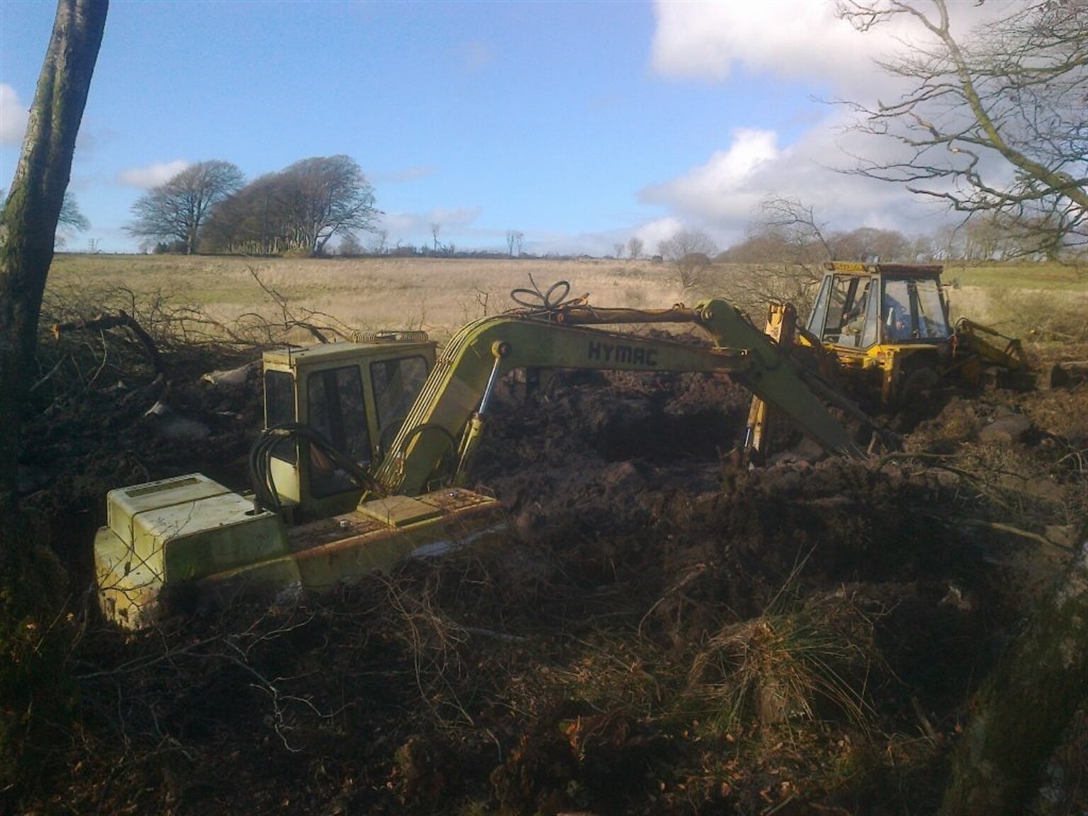 Ageing Hymac finds a soft spot on the farm