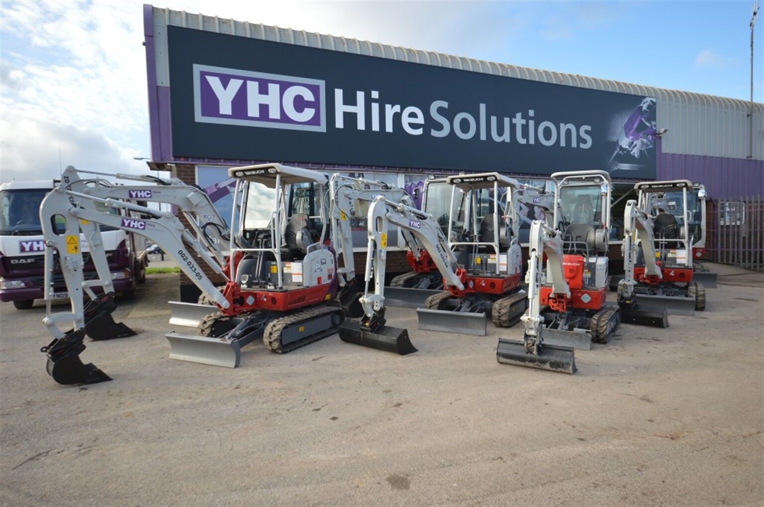 YHC dig deep, with an order for 49 Takeuchi Excavators from CBL