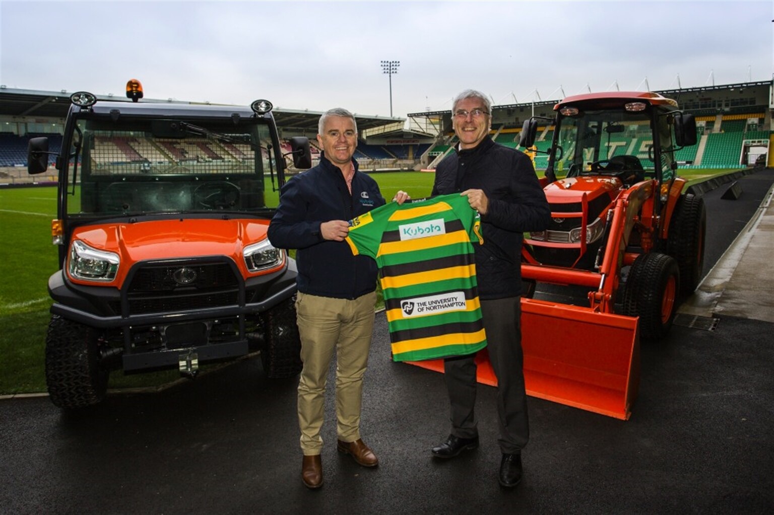 Kubota UK get in the scrum with Northampton Saints