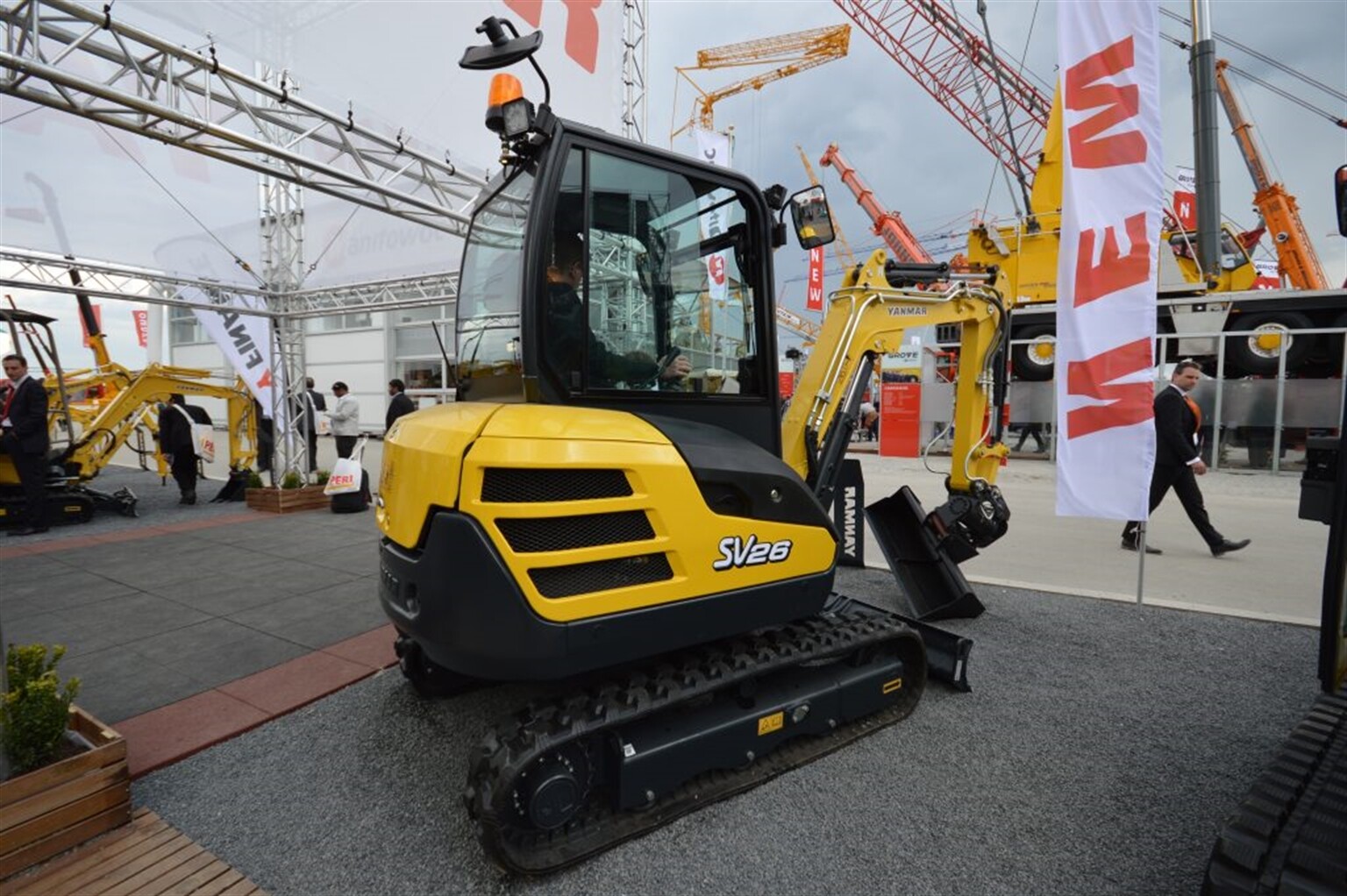 Latest Yanmar 2.6 ton mini excavator launched at Bauma